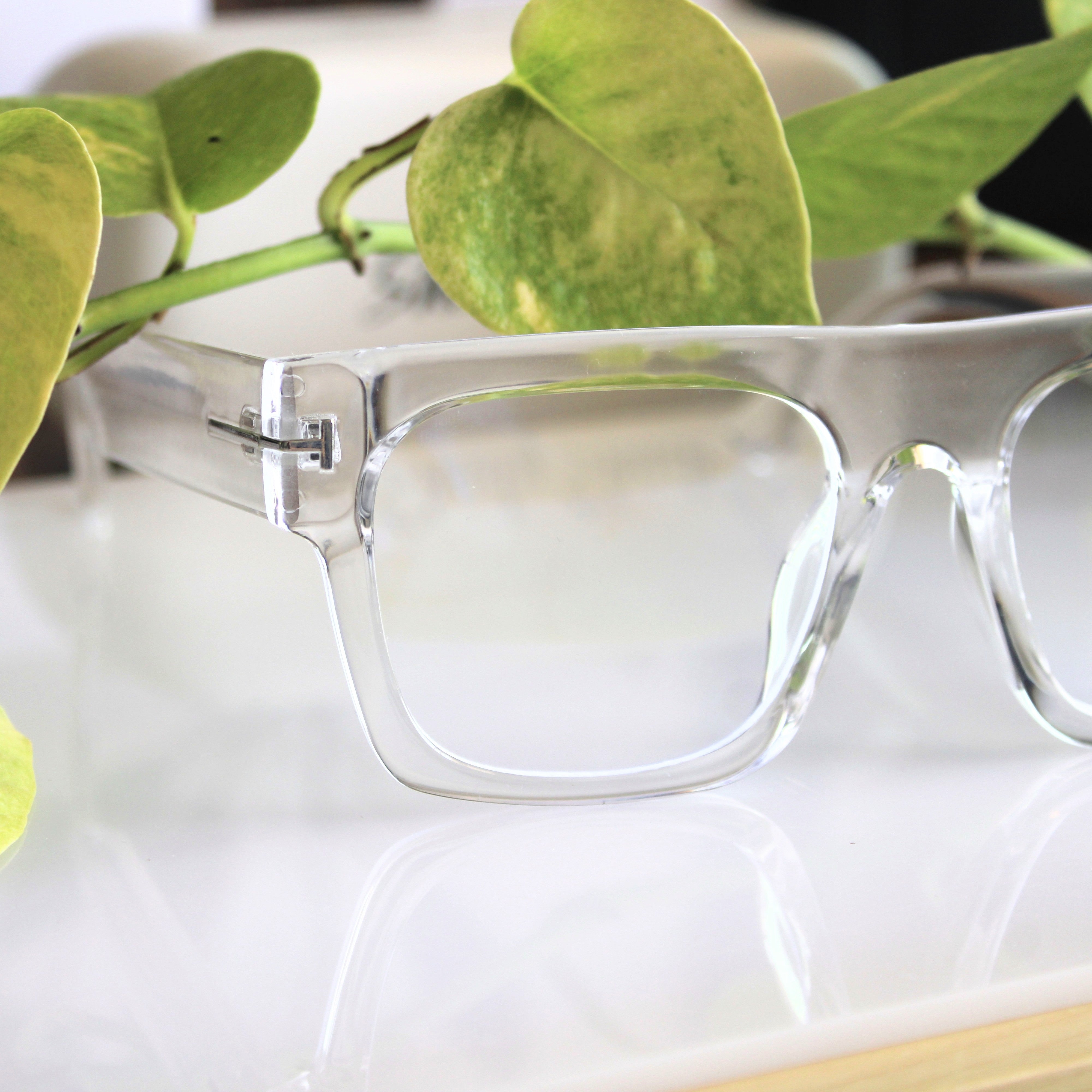 Martin White Transparent - Eyeglasses