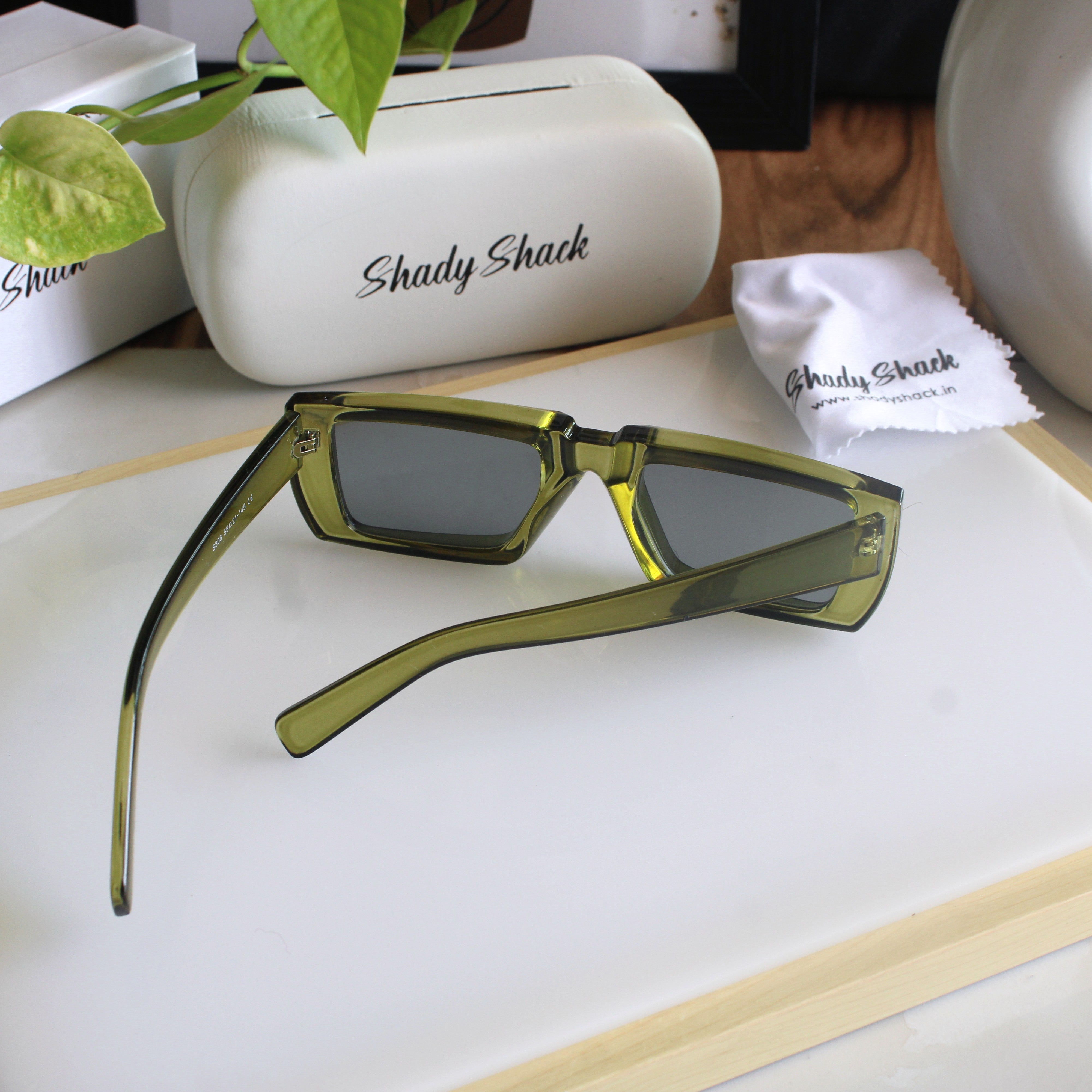 Bozo Green Sunglasses